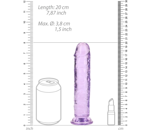Straight Realistic Dildo with Suction Cup - 7'' / 18