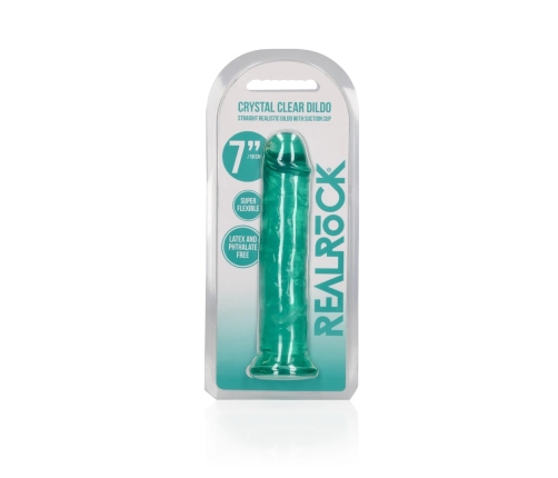 Straight Realistic Dildo with Suction Cup - 7'' / 18