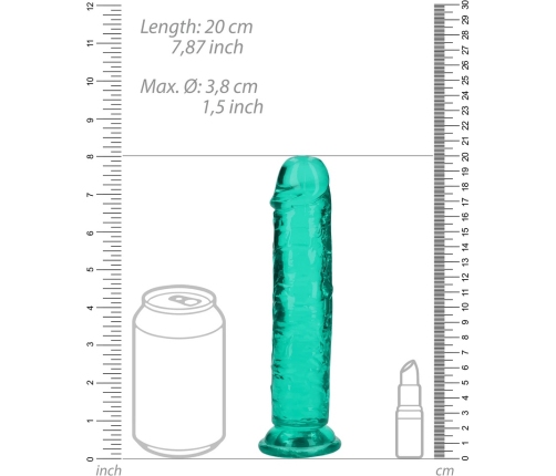 Straight Realistic Dildo with Suction Cup - 7'' / 18