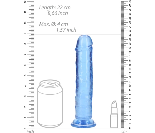 Straight Realistic Dildo with Suction Cup - 8'' / 20