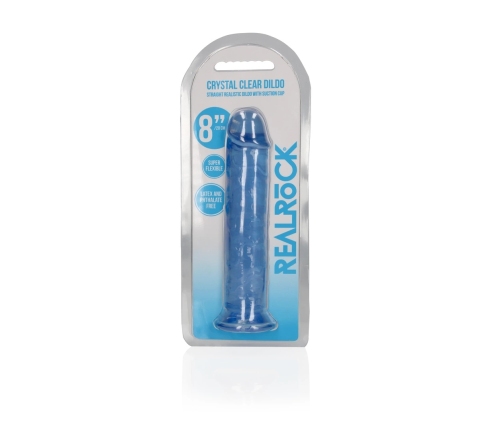 Straight Realistic Dildo with Suction Cup - 8'' / 20