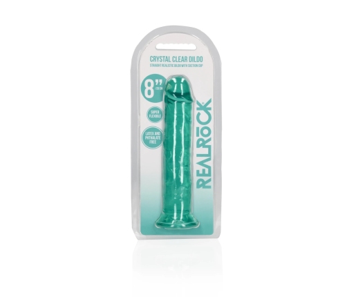 Straight Realistic Dildo with Suction Cup - 8'' / 20