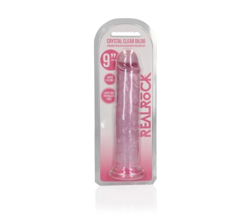 Straight Realistic Dildo with Suction Cup - 9'' / 23