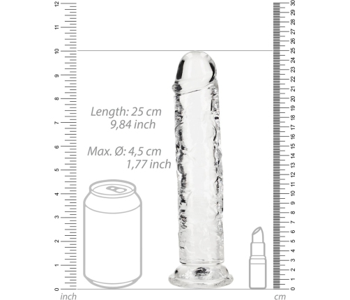 Straight Realistic Dildo with Suction Cup - 9'' / 23