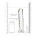 Straight Realistic Dildo with Suction Cup - 9'' / 23