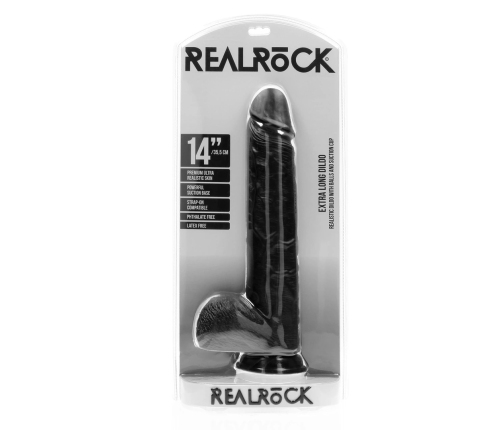 Extra Large Straight with Balls 14 / 35,5 cm - Black