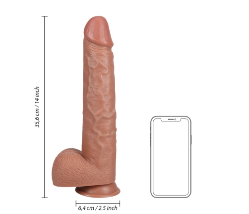 Extra Large Straight with Balls 14 / 35,5 cm - Tan