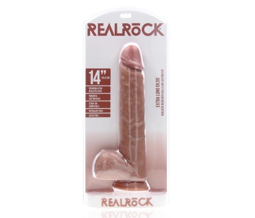Extra Large Straight with Balls 14 / 35,5 cm - Tan