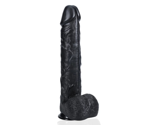 Extra Large Straight with Balls 15 / 38 cm - Black