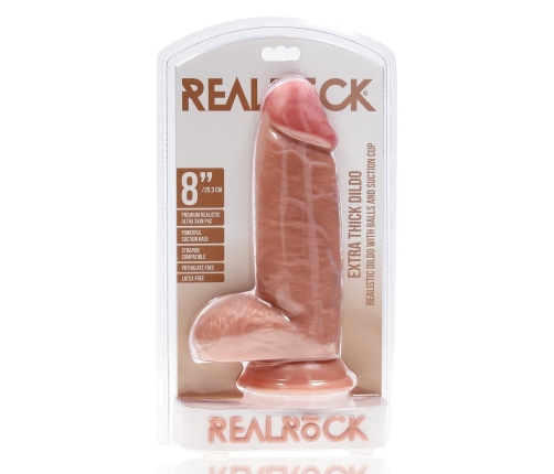 Extra Thick Straight with Balls 8 / 20,3 cm - Flesh