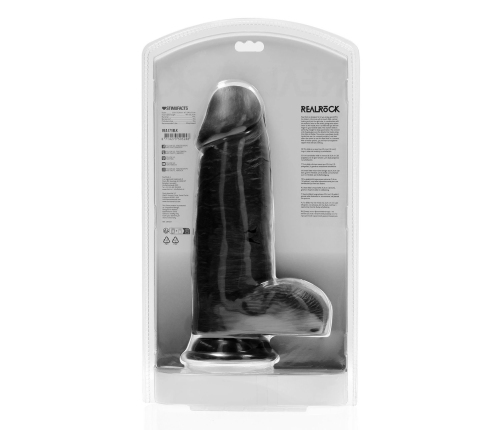 Extra Thick Straight with Balls 10 / 25,4 cm - Black
