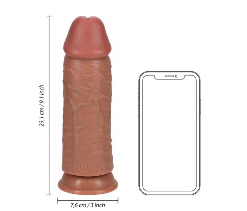 Extra Thick Straight without Balls 9 / 23 cm - Tan