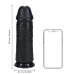 Extra Thick Straight without Balls 10 / 25,4 cm - Black