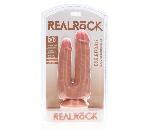 Double Trouble Dildo 5/6 - 12,7/15,2 cm - Flesh