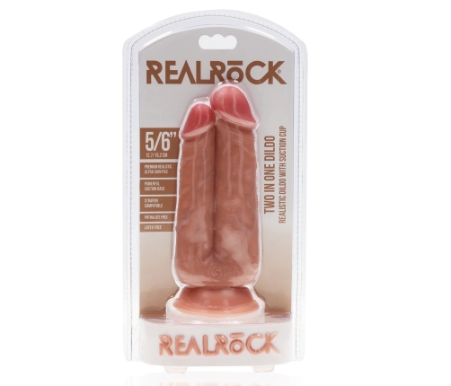 Two in One Dildo 5/6 - 12,7/15,2 cm - Flesh
