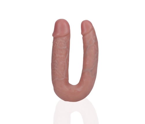 U Shaped Double Dildo 5 / 12,7 cm - Flesh