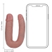 U Shaped Double Dildo 5 / 12,7 cm - Flesh
