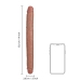 Slim Double Ended Dong 14 / 35,6 cm - Tan