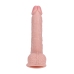 Vibrating Regular Straight Cock with Balls - 7 / 18 cm - Flesh