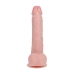 Vibrating Regular Straight Cock with Balls - 9 / 23 cm - Flesh