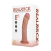 Vibrating and Rotating Regular Curved Cock - 8 / 20,5 cm - Tan