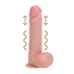 Vibrating and Thrusting Straight Cock with Balls - 8 / 20,5 cm - Flesh