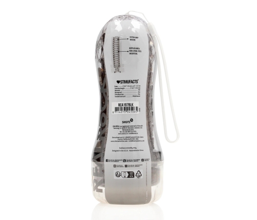 Easy Rider - Textured Masturbator - Black