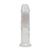 RealRock LED Vibrating Model 15 cm Transparent - Intimate Wellness Device