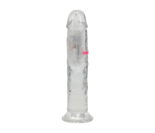 RealRock LED Vibrating Intimate Machine 18 cm Transparent Model