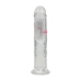 RealRock LED Vibrating Intimate Machine 18 cm Transparent Model
