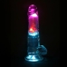 RealRock LED Vibrating Intimate Machine 18 cm Transparent