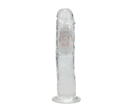RealRock LED Vibrating Model 20 cm Transparent - Multi-Function Intimate Device