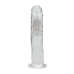 RealRock LED Vibrating Model 20 cm Transparent - Multi-Function Intimate Device