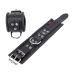 Red Leather Adjustable Leather Wrist Restraints Black 25 cm