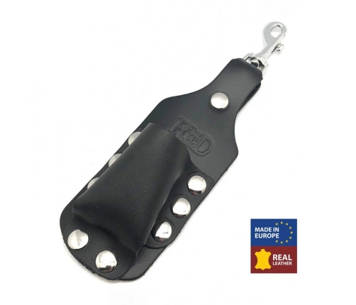 Red Leatherr Aroma Large Bottle Holder Black 24/30ml Belt Clip