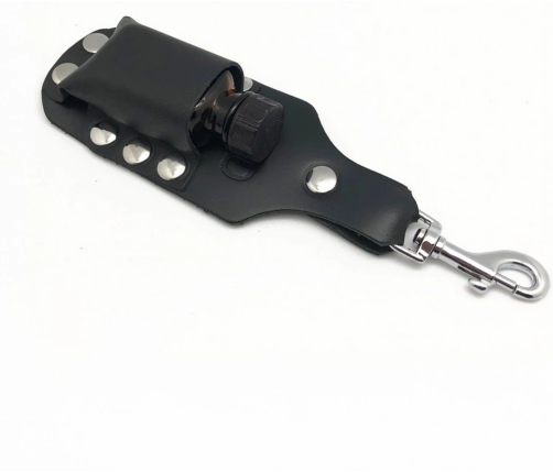 Red Leatherr Aroma Large Bottle Holder Black 24/30ml Belt Clip