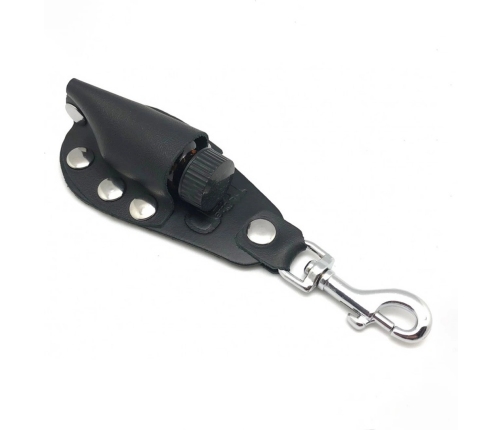 Red Leather Aroma Bottle Holder Small Black 10ml Accessory