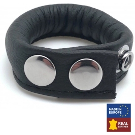 Red Leather Restraint 70g Black - Premium Tanned Design