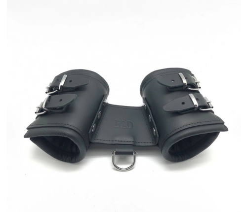 Red LeatherRestraint System Black - Adjustable European Design
