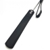 Red Leather Whip 52 cm Black/Silver - European Craftsmanship