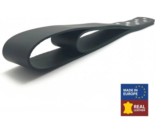 Red Leather mpact Paddle 44.5 cm Black - Durable Double-Sided Model