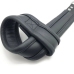 Red Leather Premium Leather Suspension Cuffs Black - Adjustable Heavy Duty Design