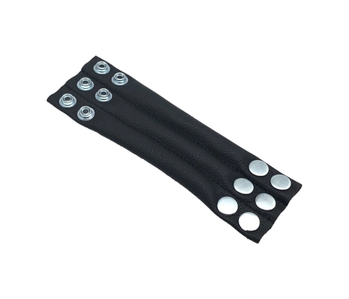 Red Leather Adjustable Leather Ballstretcher 190g Black - Custom Fit Design