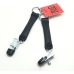 Red Leather Chest Clamp Set with Vegetable-Tanned Leather Weights 2x80g Black/Silver