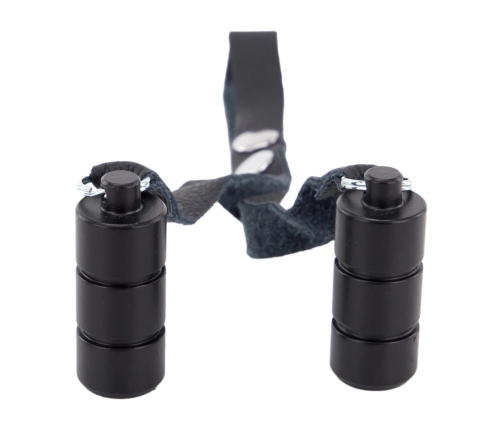 Red Leather Ballstretcher Adjustable Weights 2x100g Black