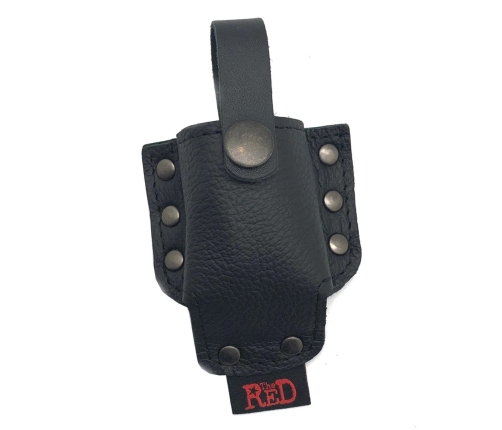 Red Leather Aroma Bottle Holder Black Leather for Harness 24/30ml