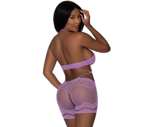 Seamless Crotchless Romper - One Size - Lavender