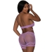Seamless Crotchless Romper - One Size - Lavender