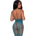 Cupless and Crotchless Catsuit - One Size - Teal