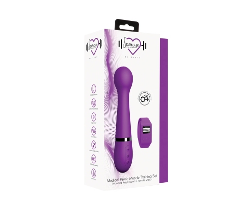 SEXERCISE Kegel Wand Remote Pelvic Floor Trainer Silicone 12.5cm USB